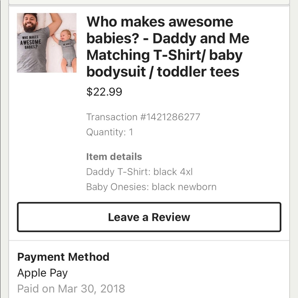 New Dad or Baby Announcement Shirt 4XL